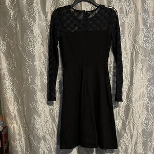 Love By Design Black Long Sleeve Dress